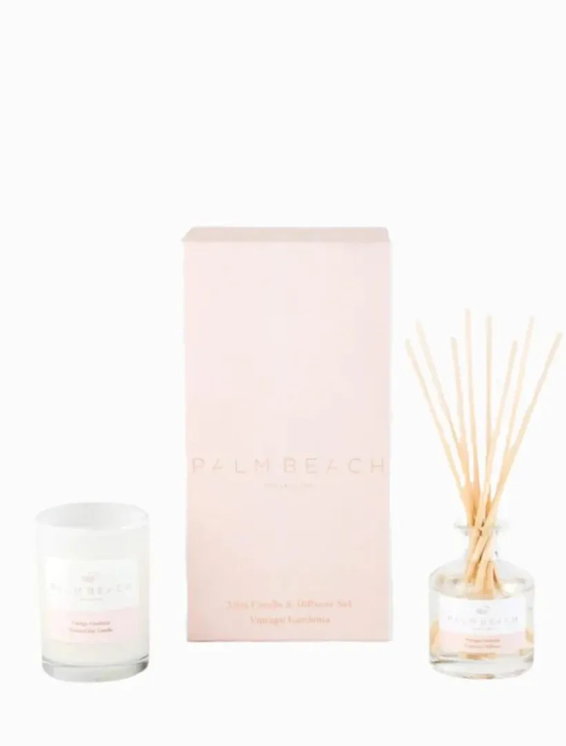 Palm Beach*Palm Beach Mini Candle And Diffuser Vintage Gardenia