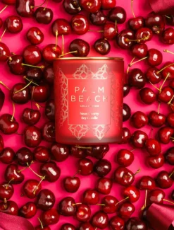 Palm Beach|Scented Candles*Palm Beach Neon Cherry Candle 420G - FINAL SALE