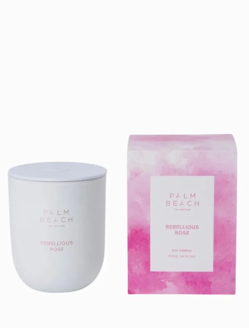 Palm Beach|Scented Candles*Palm Beach Standard Candle Rebellious Rose