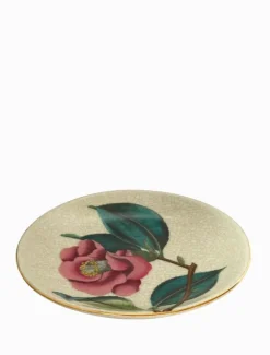 Ceramics*3rd Party Other Paradiso Wall Plate Camellia Bone