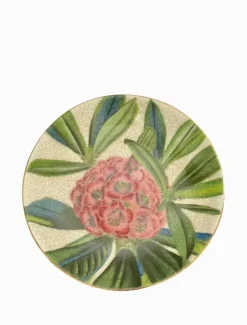 Ceramics*3rd Party Other Paradiso Wall Plate Rhododendron