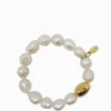 Pearl Jewellery|Bangles And Bracelets*Zjoosh Pearl Bracelet Gold Bean