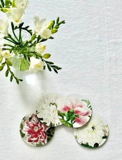 Coasters & Placemats*Zjoosh Peony Coasters (Set of 4)