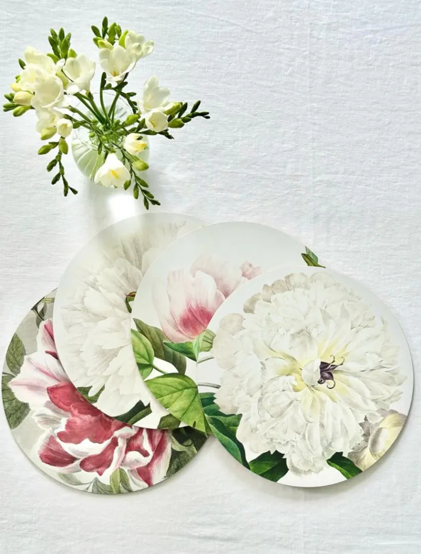 Coasters & Placemats*Zjoosh Peony Placemats (Set of 4)