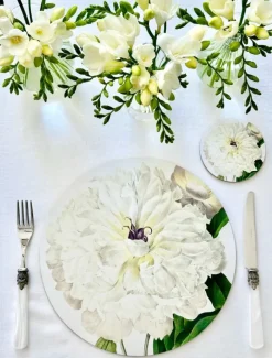 Coasters & Placemats*Zjoosh Peony Placemats (Set of 4)
