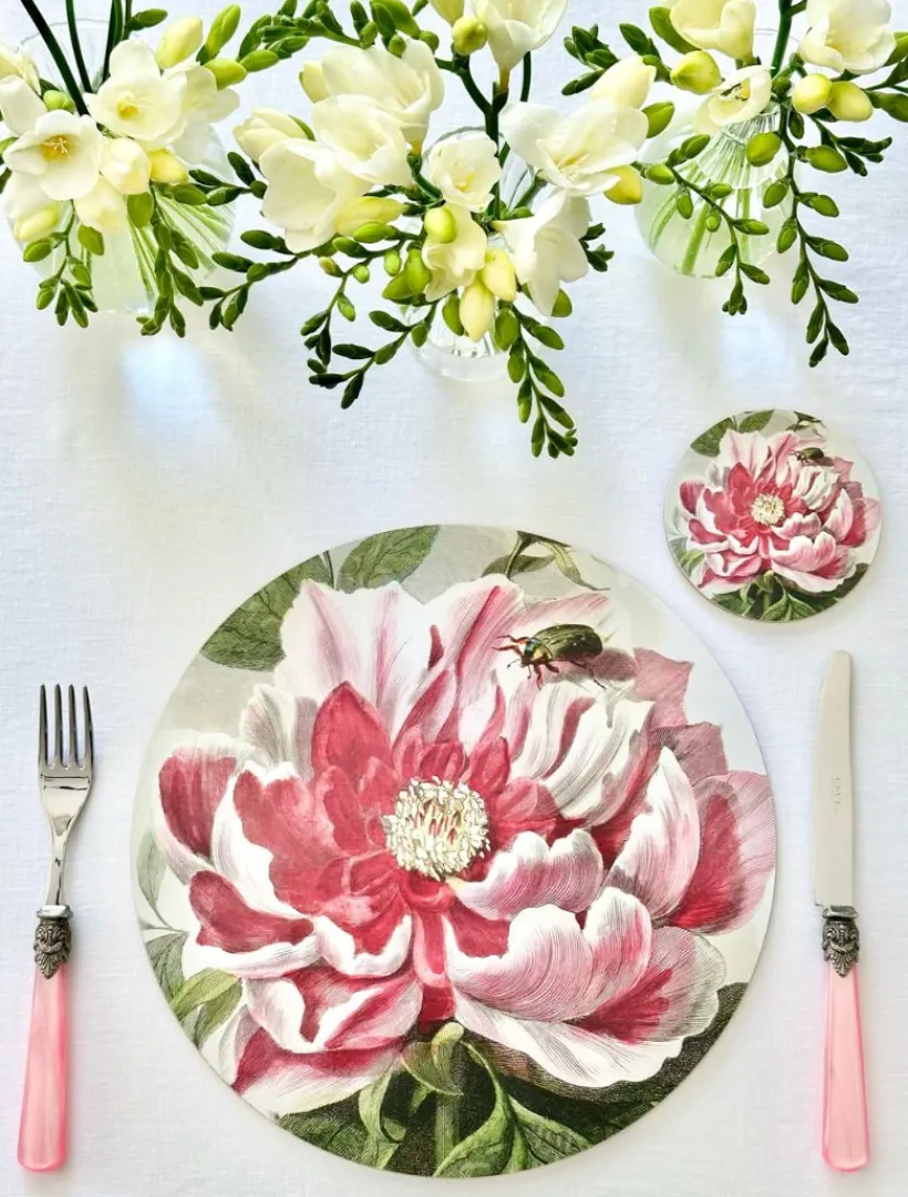 Coasters & Placemats*Zjoosh Peony Placemats (Set of 4)