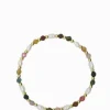 Pearl Jewellery|Bangles And Bracelets*Zjoosh Pink and Green Stone and Pearl Stretch Bracelet