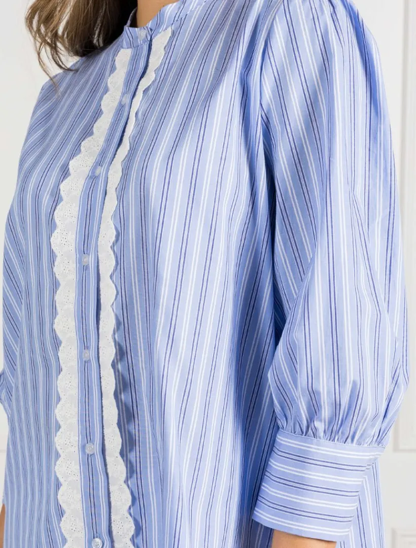 Shirts And Tops*Zjoosh Pippa Striped Blouse - FINAL SALE Blue