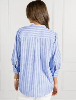 Shirts And Tops*Zjoosh Pippa Striped Blouse - FINAL SALE Blue