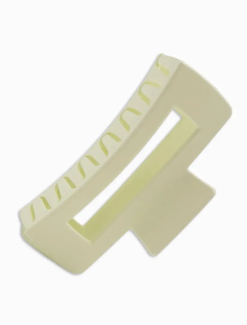 Hats & Hair Accessories*Zjoosh Rectangle Claw Clip Ivory