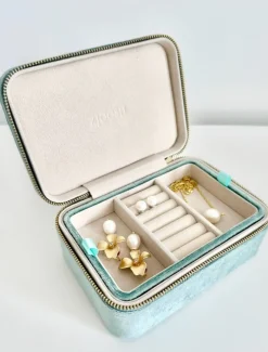 Jewellery Storage|Jewellery And Trinket Boxes*Zjoosh Rectangle Jewellery Case Sage