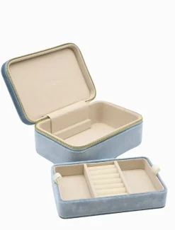 Jewellery Storage|Jewellery And Trinket Boxes*Zjoosh Rectangle Jewellery Case Blue