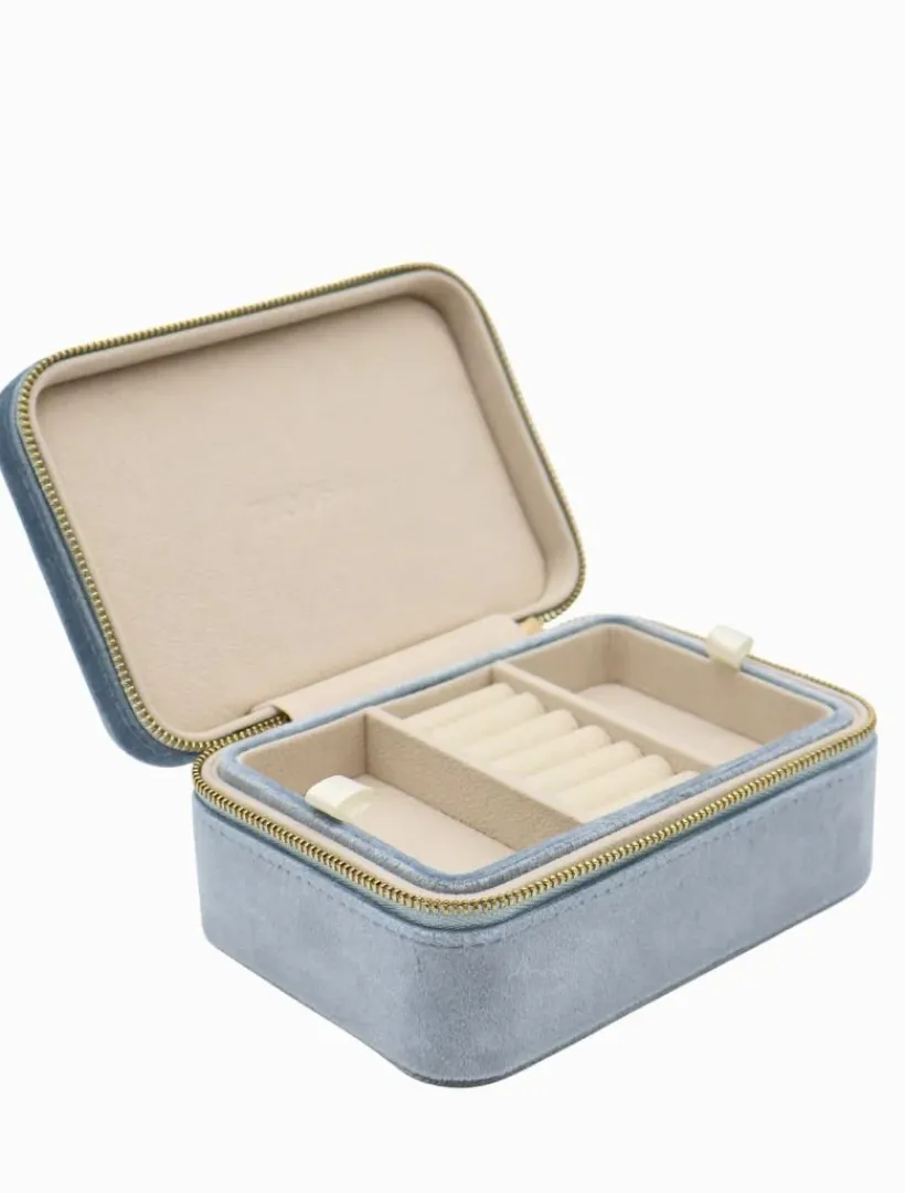 Jewellery Storage|Jewellery And Trinket Boxes*Zjoosh Rectangle Jewellery Case Blue