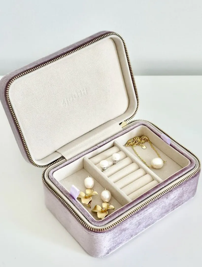 Jewellery Storage|Jewellery And Trinket Boxes*Zjoosh Rectangle Jewellery Case Lilac