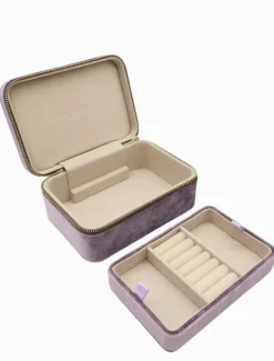 Jewellery Storage|Jewellery And Trinket Boxes*Zjoosh Rectangle Jewellery Case Lilac
