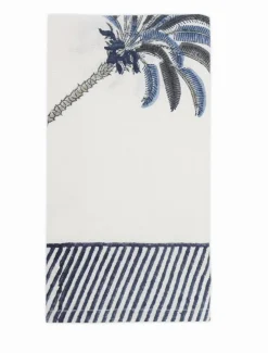 Table Linen*Zjoosh Ritchie Palms Napkin (Set of 4) Blue