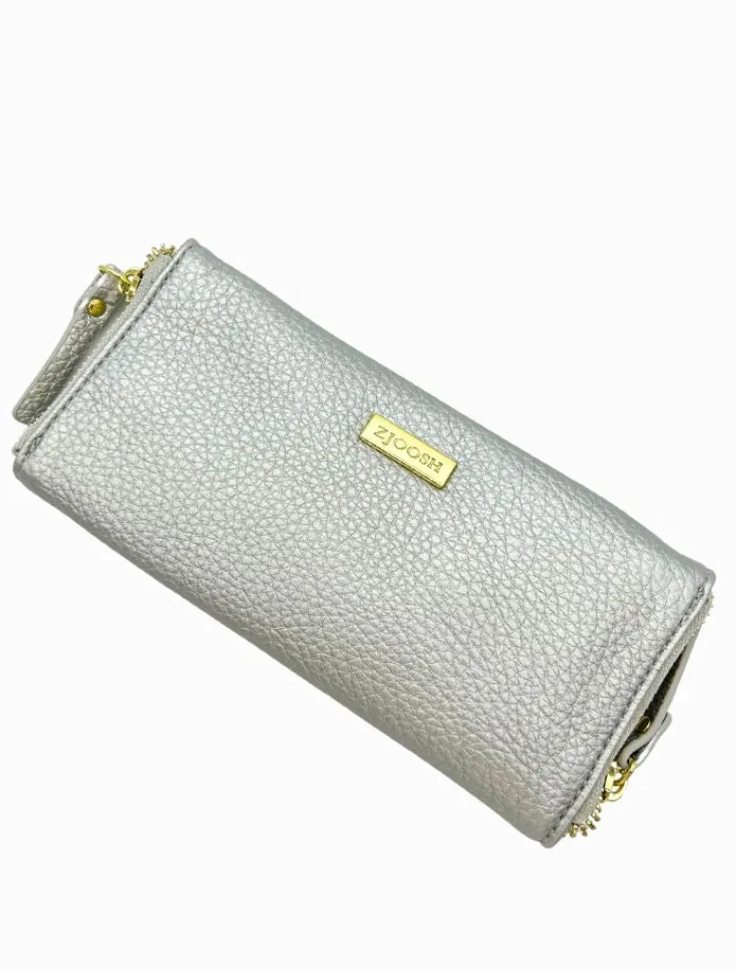 Travel And Cosmetic Bags|Travel & Cosmetic Bags*Zjoosh Rochester Purse Silver