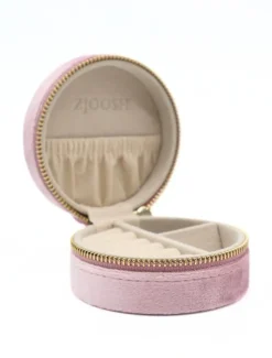 Jewellery Storage|Jewellery And Trinket Boxes*Zjoosh Round Jewellery Case Pink