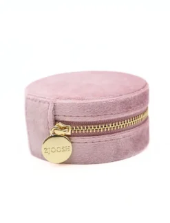 Jewellery Storage|Jewellery And Trinket Boxes*Zjoosh Round Jewellery Case Pink
