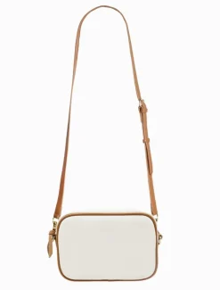 Cross Body Bags|Ruby Cross Body Collection*Zjoosh Ruby Canvas Cross Body Bag White