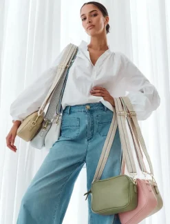 Cross Body Bags|Ruby Cross Body Collection*Zjoosh Ruby Sports Cross Body Bag White