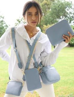 Cross Body Bags|Ruby Cross Body Collection*Zjoosh Ruby Sports Cross Body Bag Denim