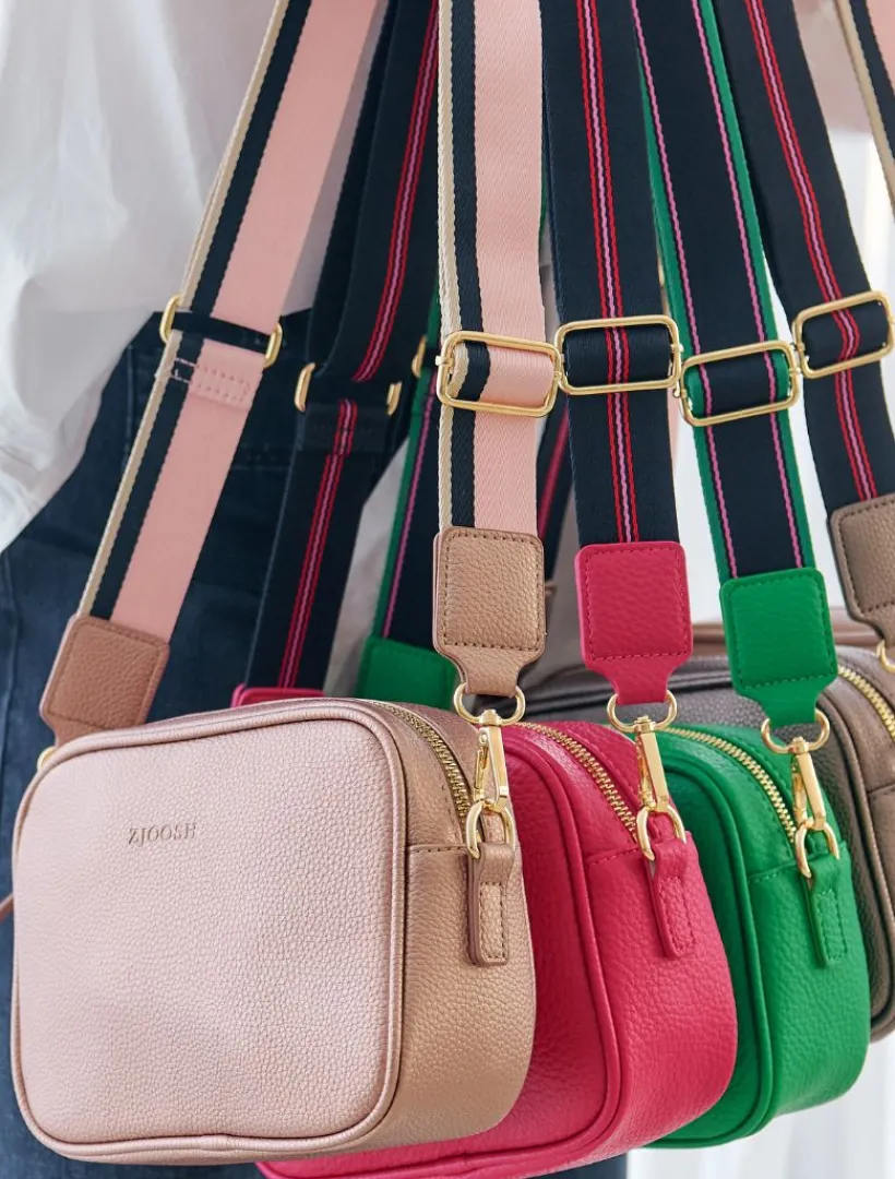 Cross Body Bags|Ruby Cross Body Collection*Zjoosh Ruby Sports Cross Body Bag Rose Gold RoseGold
