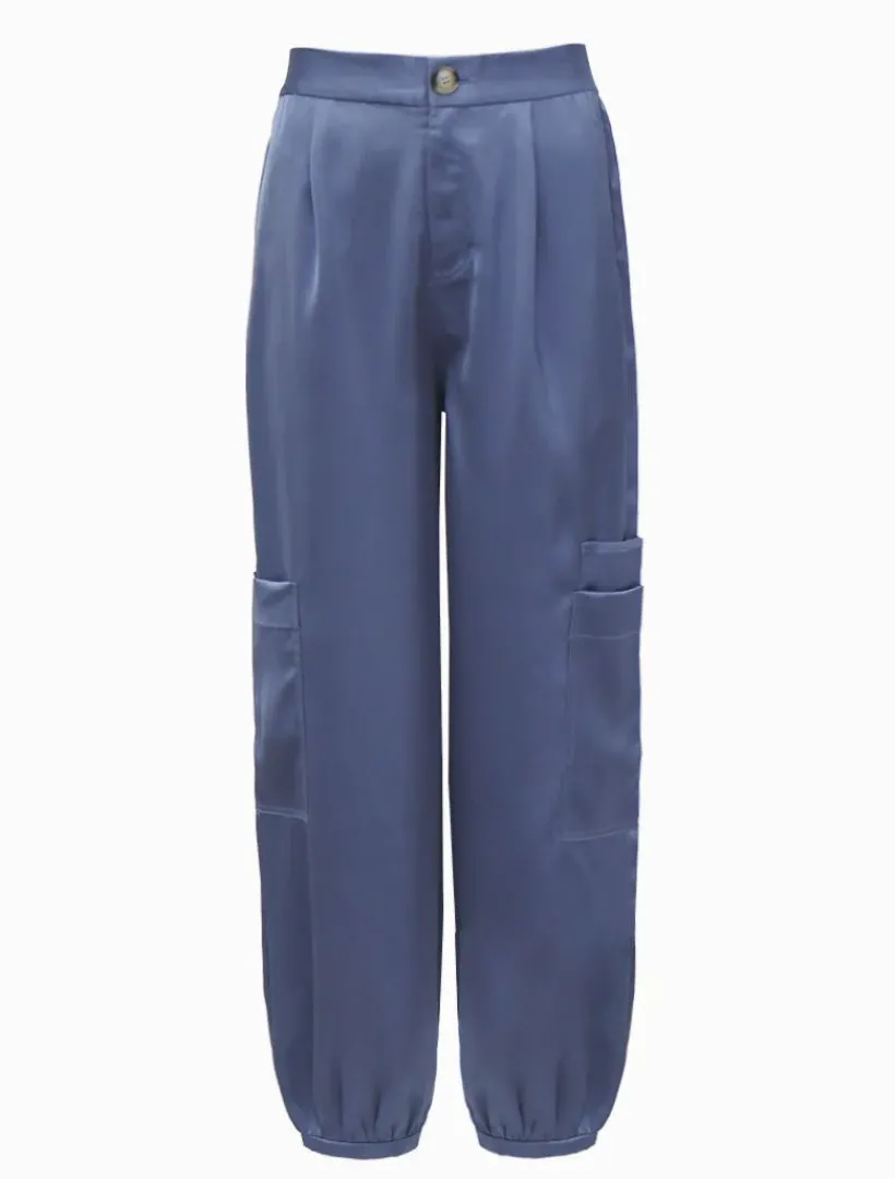 Pants*Zjoosh Samantha Cargo Pant Duck Egg Blue - FINAL SALE DuckEggBlue