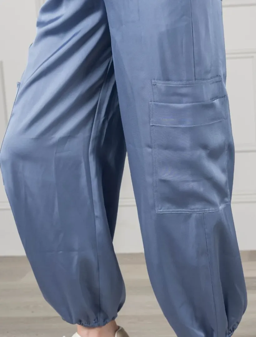Pants*Zjoosh Samantha Cargo Pant Duck Egg Blue - FINAL SALE DuckEggBlue