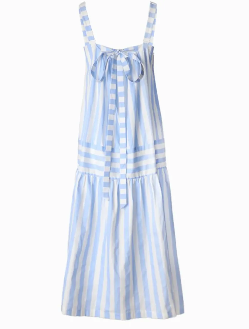 Dresses*Zjoosh Sarah Striped Sundress - FINAL SALE Blue