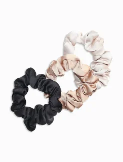 Hats & Hair Accessories*Zjoosh Scrunchie Set of 3 Neutrals