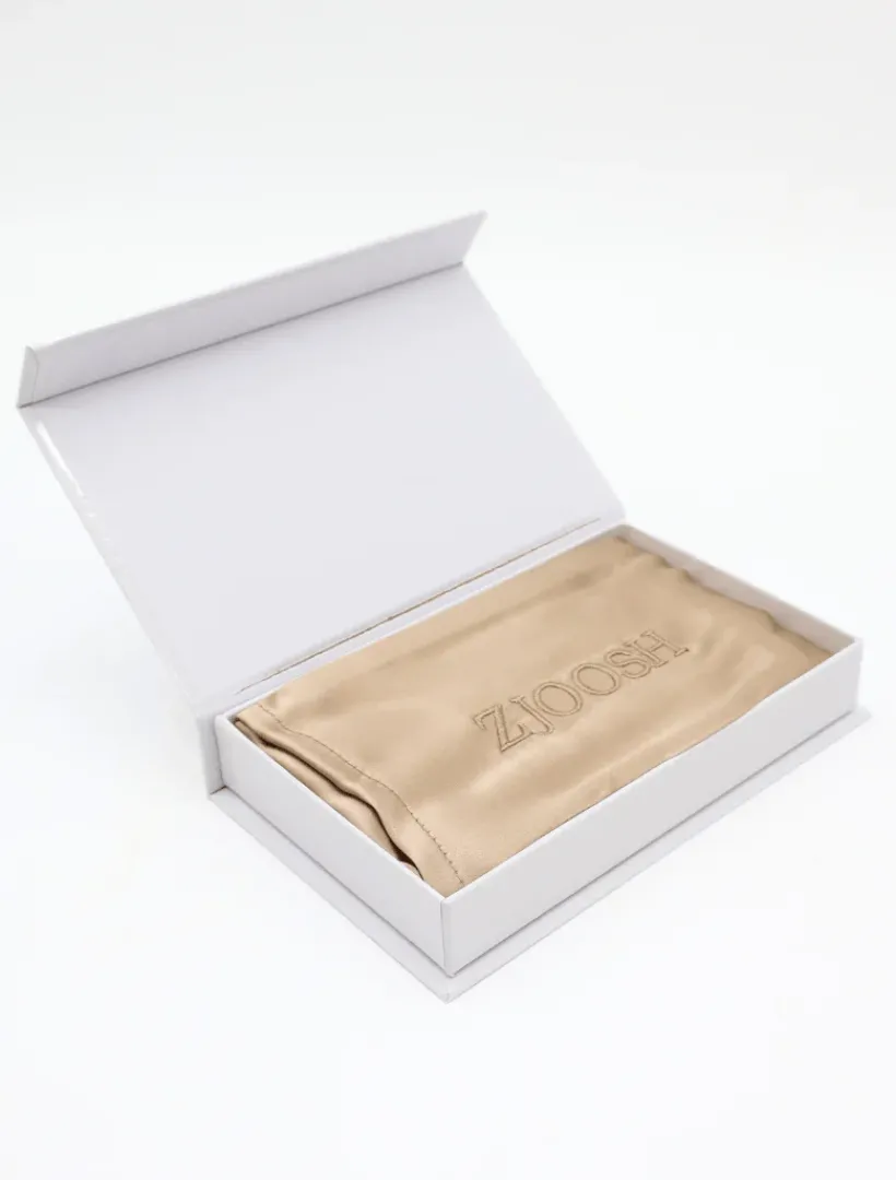 Silk Sleep Accessories|Silk Sleep Accessories*Zjoosh Silk Pillowcase Champagne