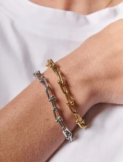 Bangles And Bracelets|Silver Jewellery*Zjoosh Silver Link Bracelet