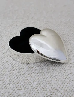 Jewellery Storage|Jewellery And Trinket Boxes*Zjoosh Silver Plated Heart Box