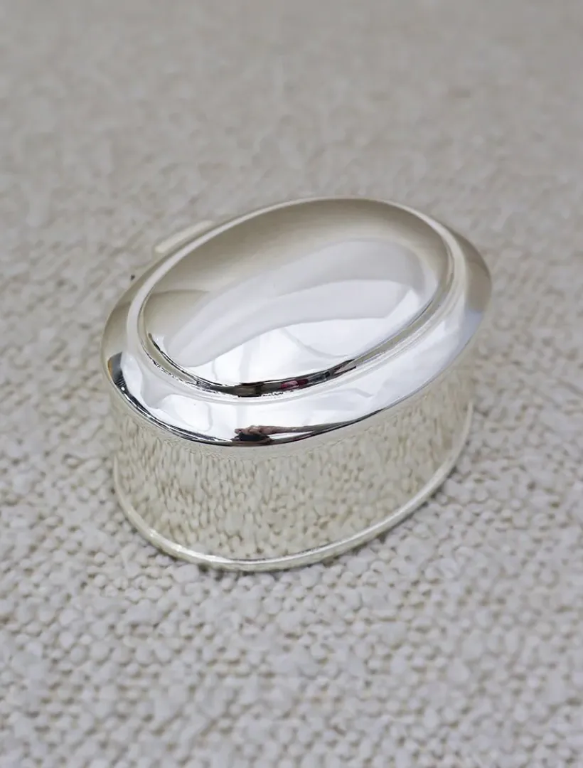 Jewellery Storage|Jewellery And Trinket Boxes*Zjoosh Silver Plated Oval Box