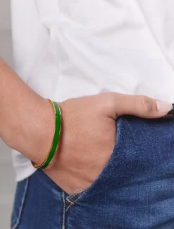 Bangles And Bracelets*Zjoosh Skinny Bangle Meadow Green MeadowGreen