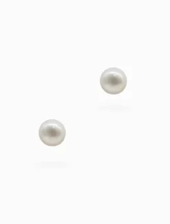 Pearl Jewellery|Earrings*Zjoosh Small Pearl Stud White