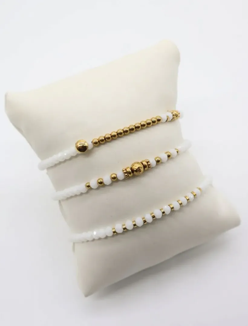 Bangles And Bracelets*Zjoosh Snow Bracelet Set