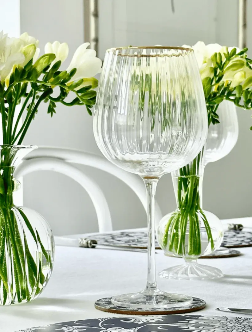 Glassware*Zjoosh Soiree Crystal Spritz Balloon s (Set of 2) Clear