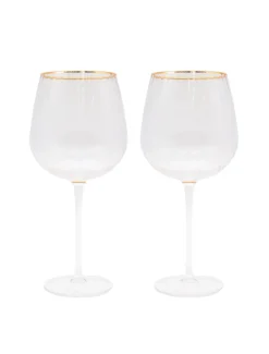 Glassware*Zjoosh Soiree Crystal Spritz Balloon s (Set of 2) Clear