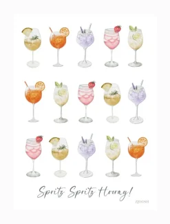 Towels*Zjoosh Spritz Hooray Tea Towel