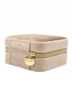 Jewellery Storage|Jewellery And Trinket Boxes*Zjoosh Square Jewellery Case Champagne