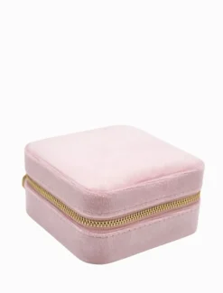 Jewellery Storage|Jewellery And Trinket Boxes*Zjoosh Square Jewellery Case Pink