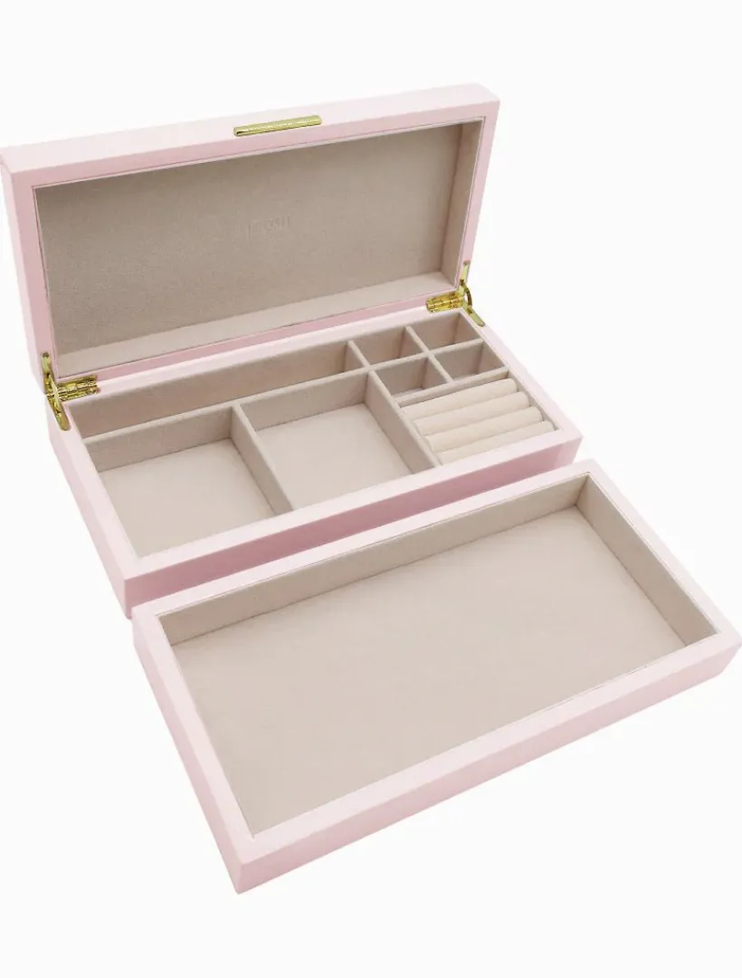 Jewellery Storage|Jewellery And Trinket Boxes*Zjoosh Stacking Lacquered Jewellery Box Large Pink