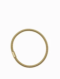 Bangles And Bracelets|Gold Jewellery*Zjoosh Stainless Mesh Bracelet Gold
