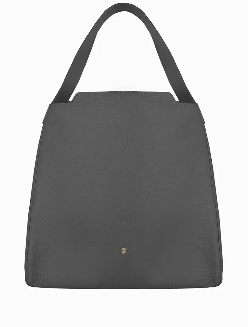 Totebags|Zjoosh Leather*Zjoosh Stevie Slouch Tote Black