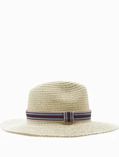 Hats & Hair Accessories*Zjoosh Summer Fedora Blue Stripe