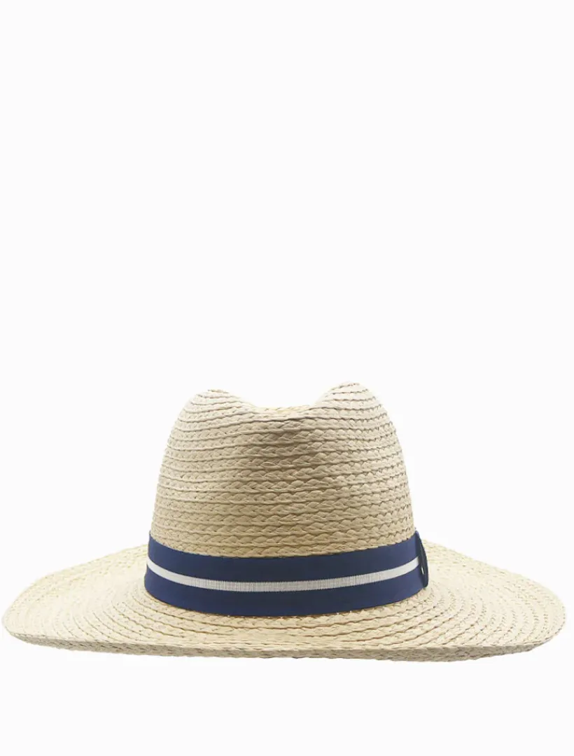 Hats & Hair Accessories*Zjoosh Summer Fedora Navy Stripe