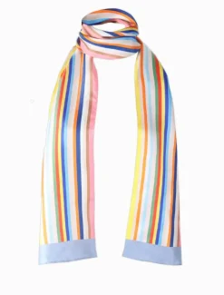 Fashion Scarves|Scarves*Zjoosh Sunday Stripes Silk Scarf