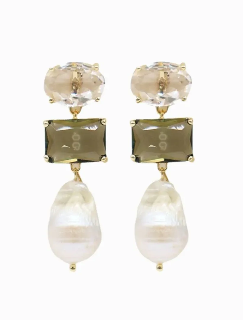 Symposium|Pearl Jewellery*Zjoosh Symposium Achlys Pearl Drop Earrings